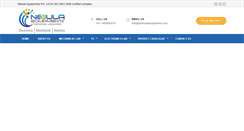 Desktop Screenshot of nebulaequipments.com